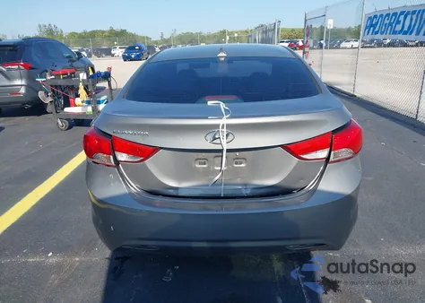 2013 Hyundai Elantra Gls from USA, damaged, VIN 5NPDH4AE0DH395673